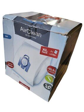 8-Pack Miele AirClean XL Pack 3D GN Vacuum Cleaner Bags